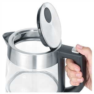 Severin, 1 L, inox/clear - Kettle