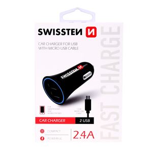 Car charger microUSB, Swissten