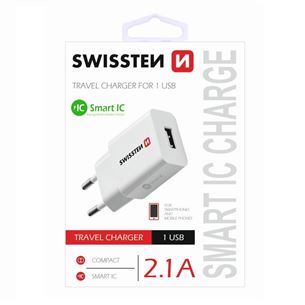Travel Charger Smart IC, Swissten / 2.1A