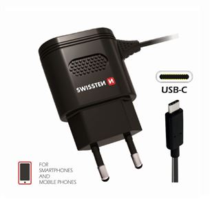 Зарядное устройство USB Type-C, Swissten / 2,4A