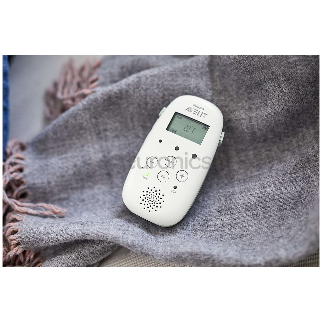 Philips Avent, balta/zaļa - Radio aukle