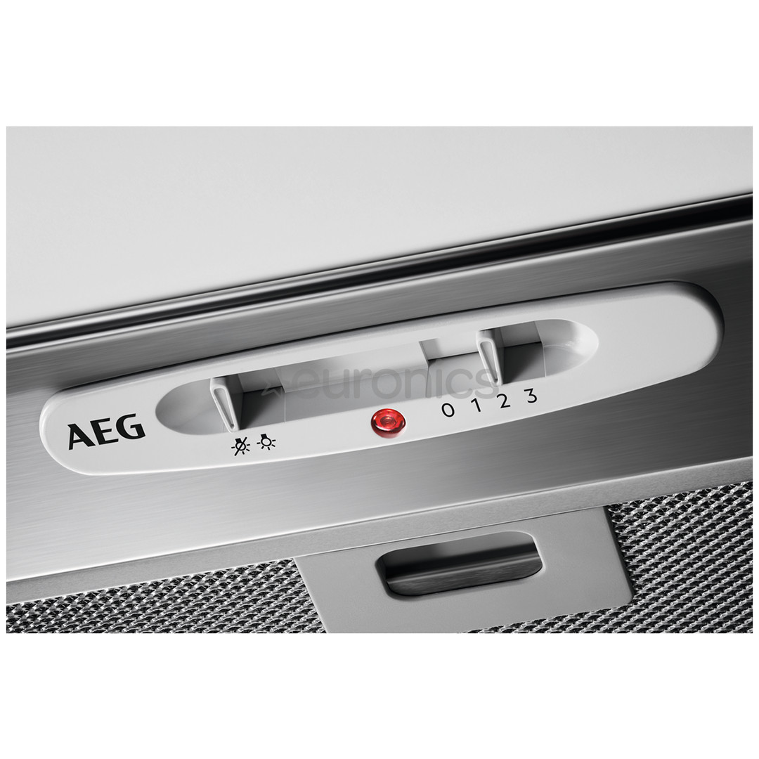 AEG, 440 m³/h, width 52 cm, inox - Built-in Cooker Hood