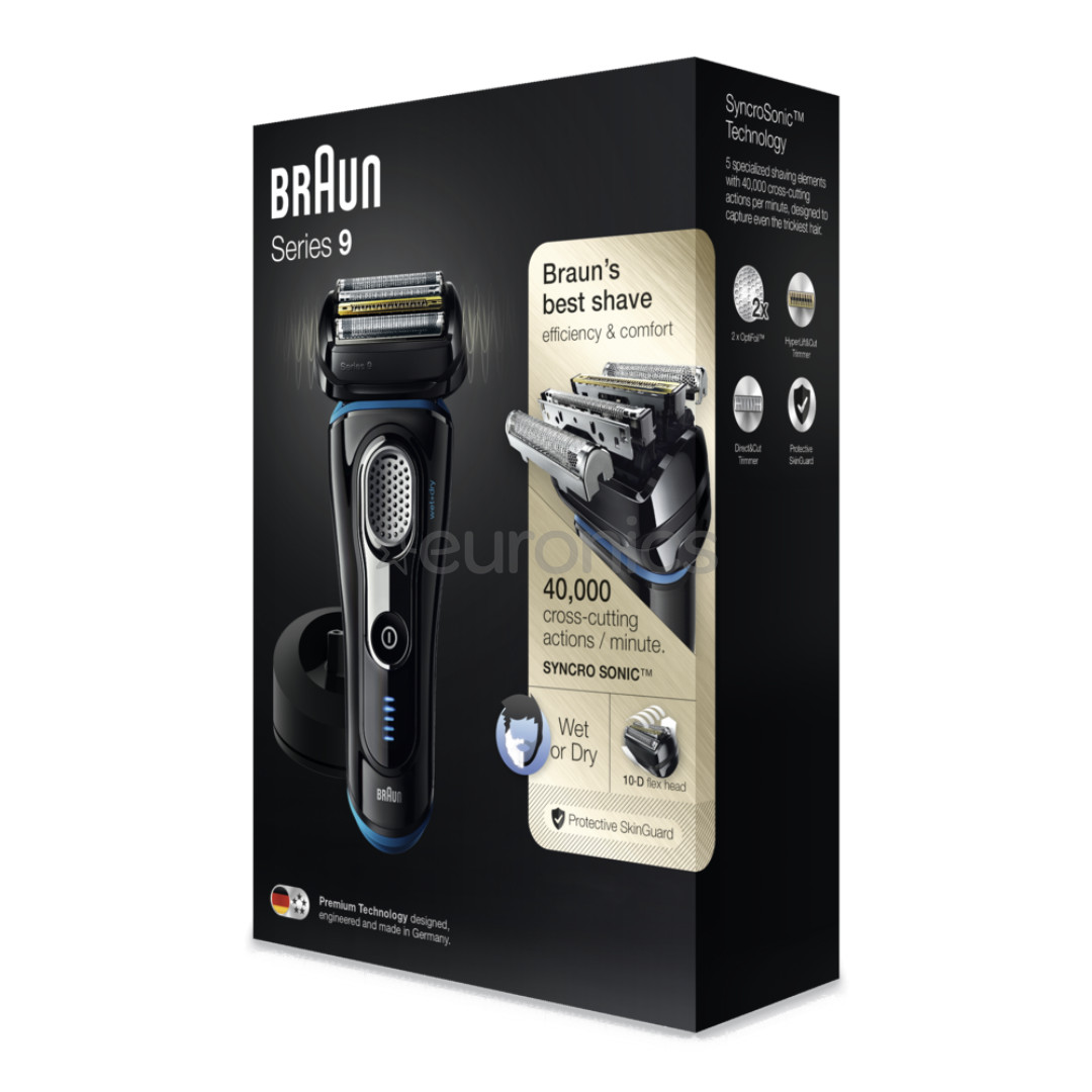 Skuveklis Series 9, Braun / Wet & Dry