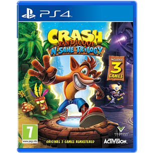 PS4 game Crash Bandicoot N. Sane Trilogy 5030917236662