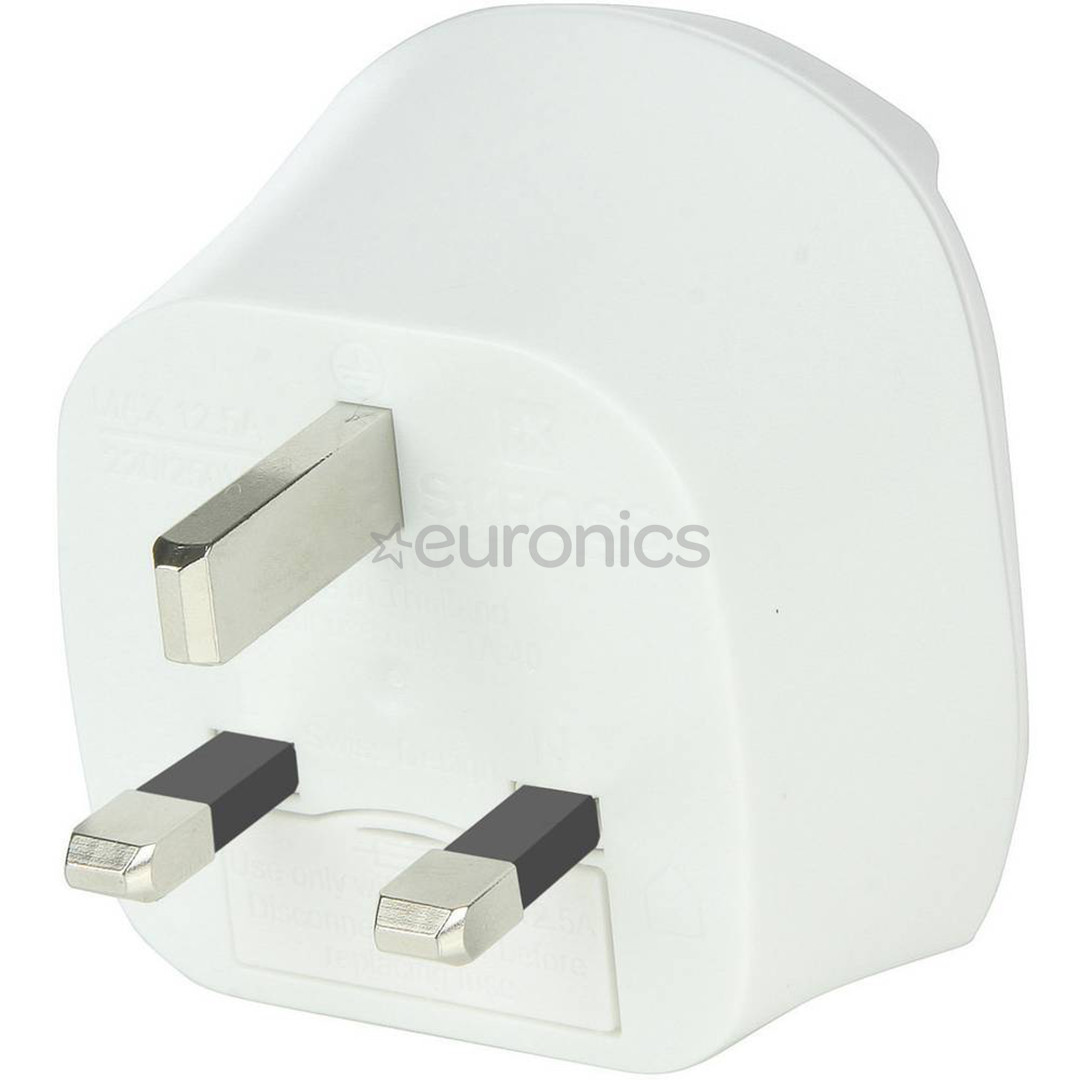 Travel adapter EUR -- UK Skross