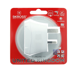 Ceļojuma adapteris EUR - UK, Skross