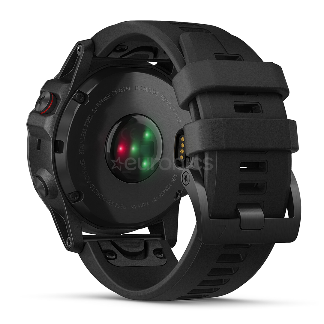 Multisporta GPS pulkstenis FENIX 5X Plus Sapphire, Garmin