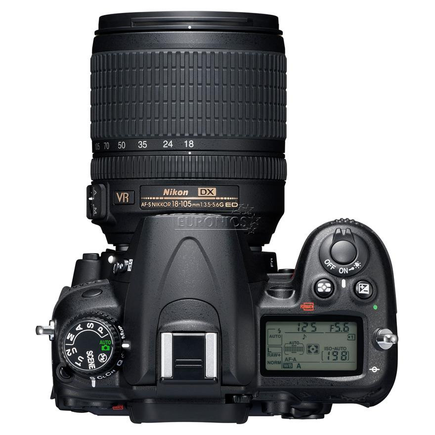 Spoguļkamera D7000 + 18-105mm VR lens, Nikon