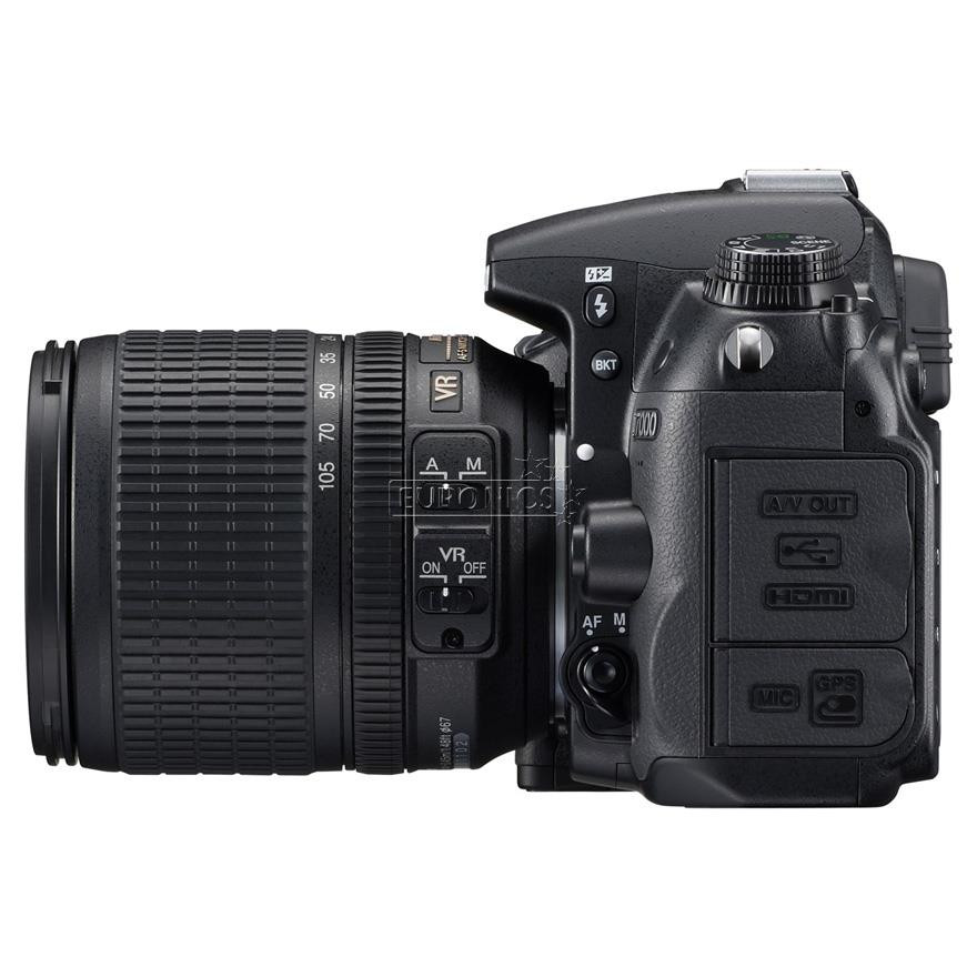 Spoguļkamera D7000 + 18-105mm VR lens, Nikon