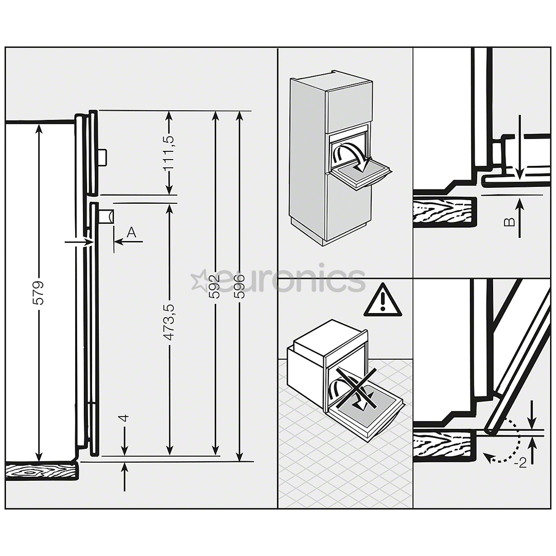 Built-in oven with pyrolytic cleaning Miele (76 L)