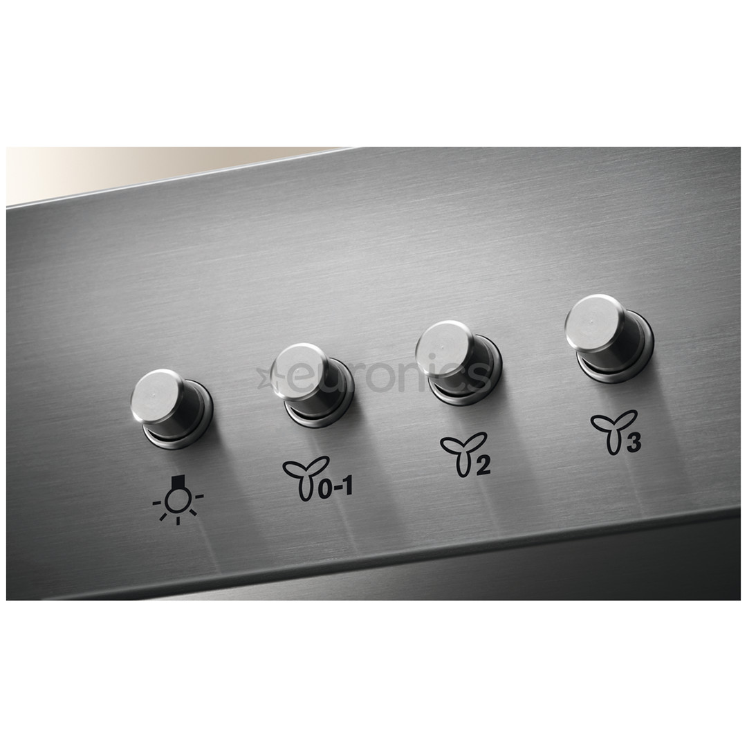 Electrolux, 420 м³/ч, ширина 60 см, нерж. сталь - Вытяжка