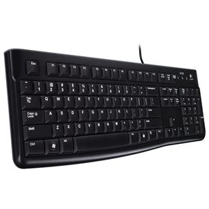 Logitech K120, US, черный - Клавиатура 920-002509