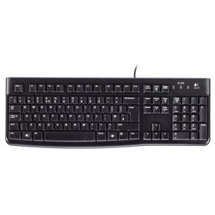 Logitech K120, US, melna - Klaviatūra