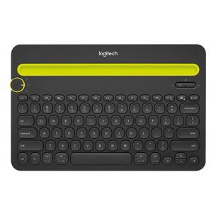Logitech K480 BT, US, melna - Bezvadu klaviatūra