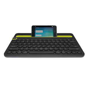 Logitech K480 BT, US, melna - Bezvadu klaviatūra