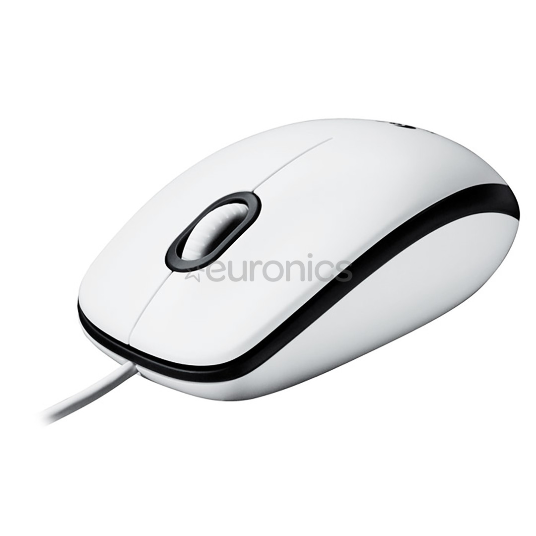 Logitech M100, белый - Оптическая мышь