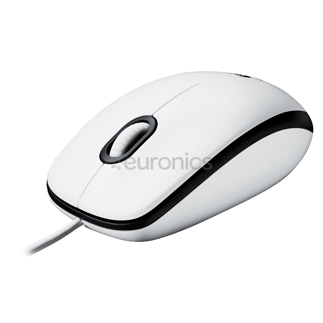 Logitech M100, белый - Оптическая мышь
