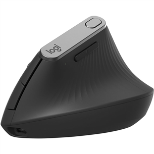 Logitech MX Vertical Advanced Ergonomic, melna - Bezvadu datorpele 910-005448