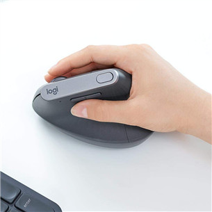 Logitech MX Vertical Advanced Ergonomic, melna - Bezvadu datorpele