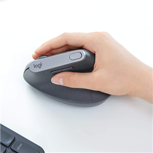 Logitech MX Vertical Advanced Ergonomic, melna - Bezvadu datorpele