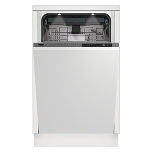 Beko, 11 place settings, width 44.8 cm - Built-in dishwasher DIS28122