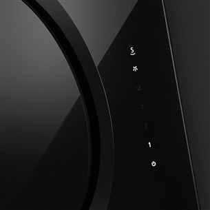 Elica Om Air Sense, 625 m³/h, black - Cooker hood