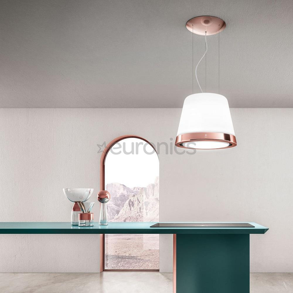 Elica Summilux, 384 m³/h, white/copper - Cooker hood