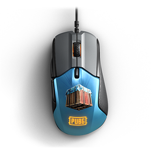 SteelSeries Rival 310 PUBG Edition, optiskā, melna/zila - Datorpele ar vadu