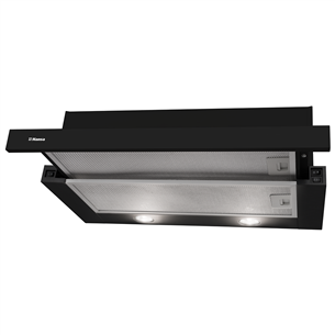 Hansa, 270 m³/h, width 60 cm, black - Built-in Cooker Hood