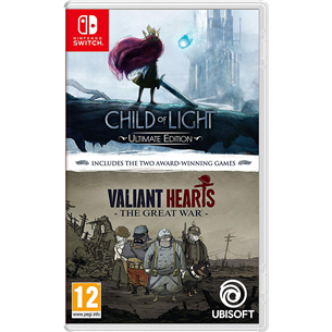 Switch games Child Of Light + Valiant Hearts