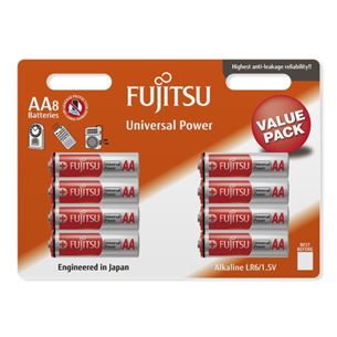 Batteries AA Alkaline Universal Power, Fujitsu / 8 psc