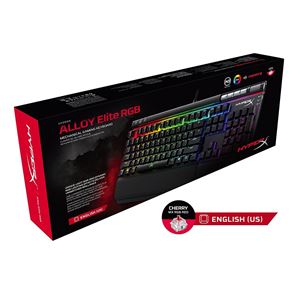 Klaviatūra Alloy Elite RGB Cherry MX Red, HyperX / ENG