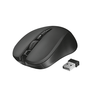 Trust Mydo Silent Click, black - Wireless Optical Mouse