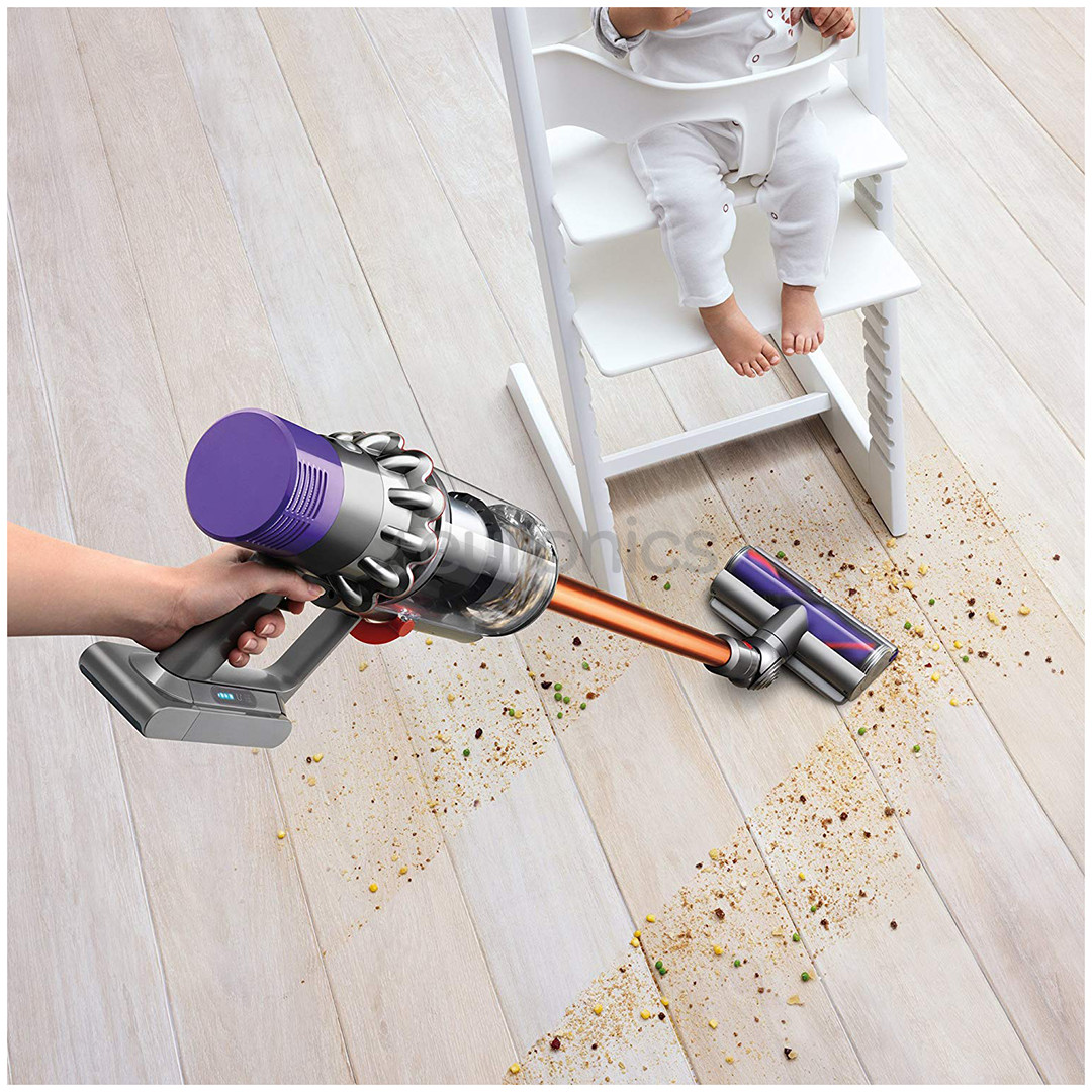 Dyson V10 Absolute , pelēka/dzeltena - Bezvadu putekļu sūcējs