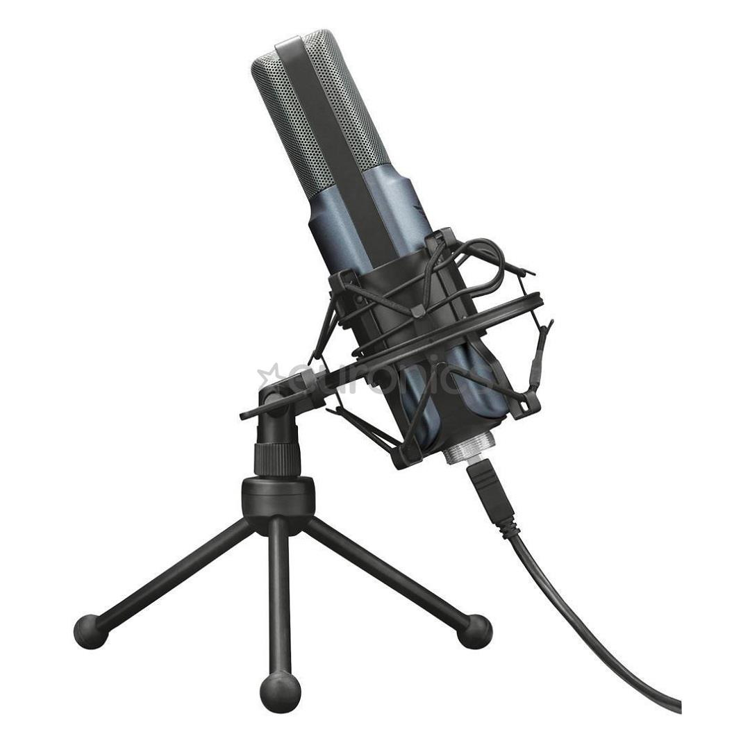 Trust GXT 242 Lance Streaming, USB, silver/black - Microphone