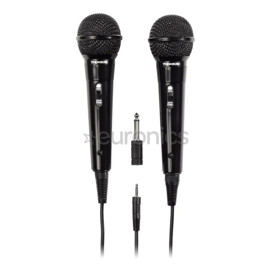 Thomson M135D, 2 gab., melna - Karaoke mikrofons
