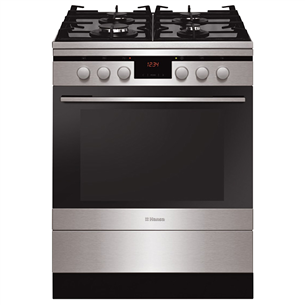 Hansa, 62 L, inox  - Freestanding Gas Cooker with Electric Oven FCMX69205