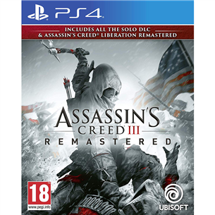 Spēle priekš PlayStation 4, Assassin's Creed III + Liberation Remastered