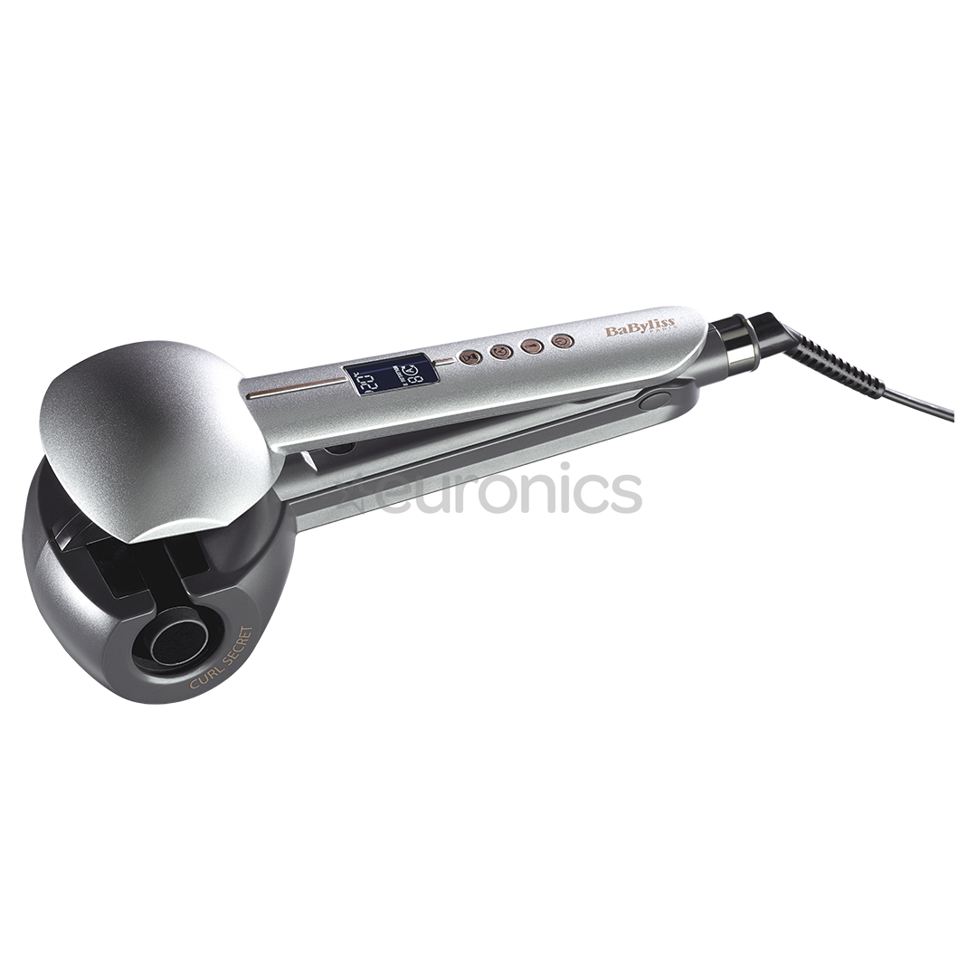 BaByliss Curl Secret Optimum, 180-230 °C, sudraba - Automātiskās lokšķēres