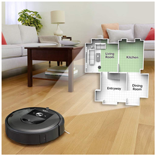 Robots putekļu sūcējs Roomba i7+, iRobot