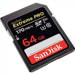 Atmiņas karte Extreme PRO SDXC, SanDisk / 64Gb