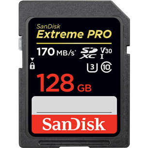 Карта памяти SDXC SanDisk Extreme PRO (128 ГБ)