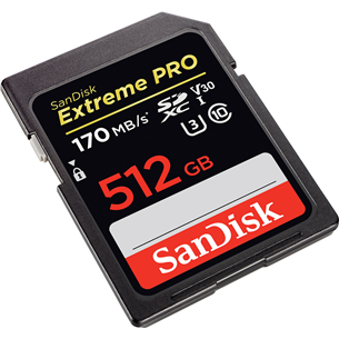 Atmiņas karte Extreme PRO SDXC, SanDisk / 512 GB