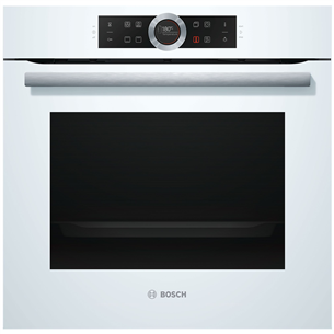 Bosch Serie 8, 71 L, white - Built-in Oven HBG632BW1S