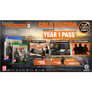 Игра Tom Clancys: The Divison 2 Gold Edition для PlayStation 4