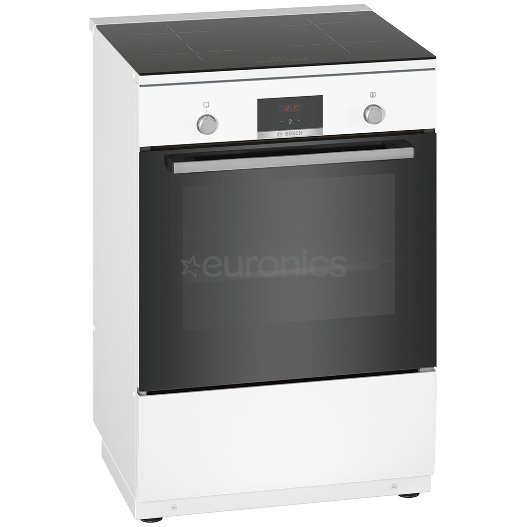 Bosch Serie 4, 66 л, белый - Отдельностоящая индукционная плита