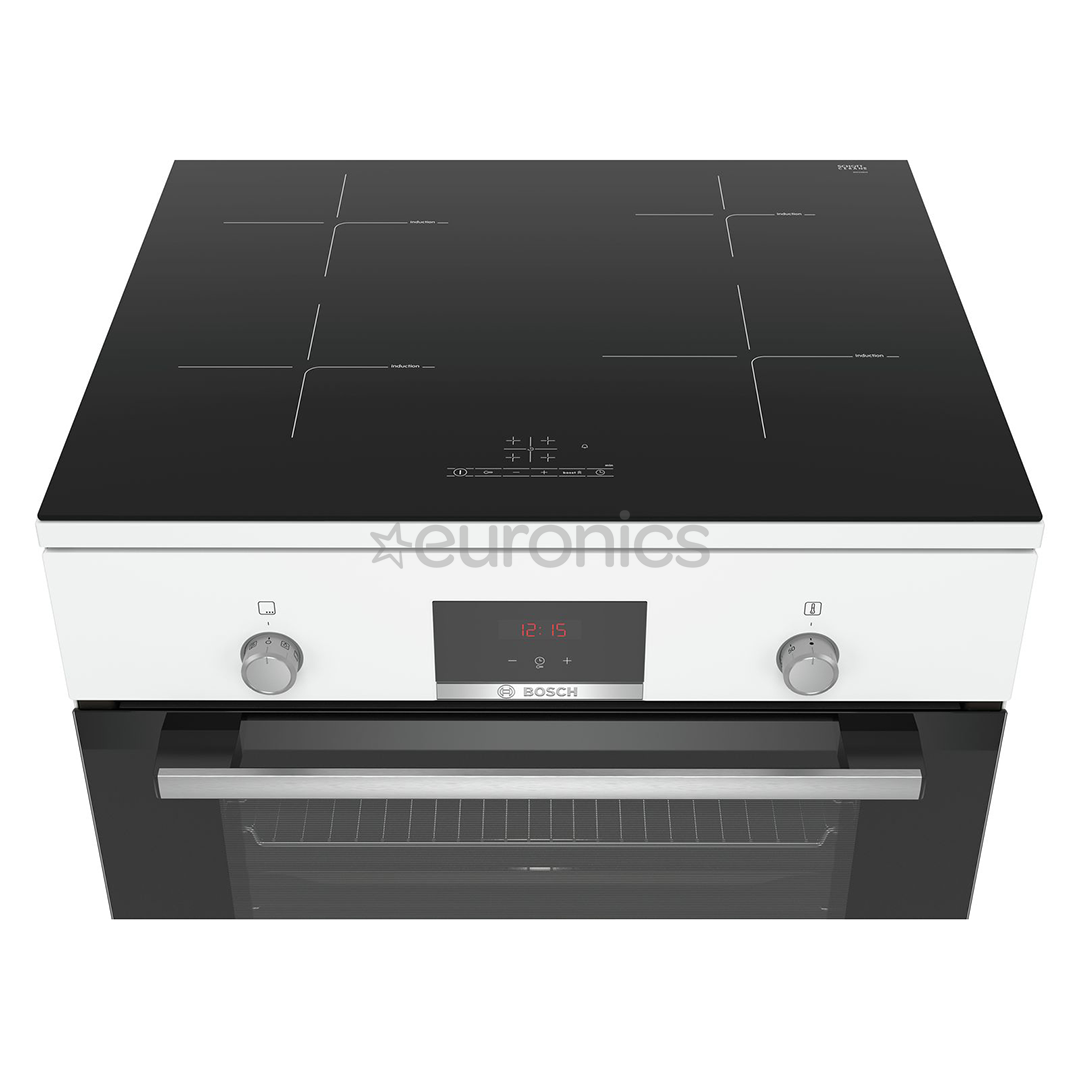 Bosch, platums 60 cm, balta/melna - Indukcijas plīts