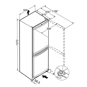 Refrigerator Liebherr (137 cm)