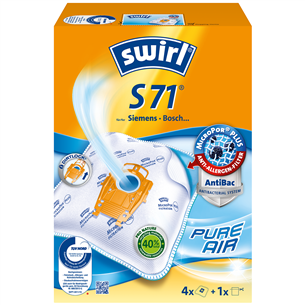 Swirl, 4 gab. - Putekļu sūcēja maisiņi S71MNEW