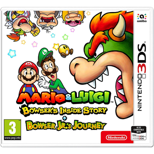 Spēle priekš 3DS, Mario & Luigi: Bowser's Inside Story + Bowser Jr's Journey